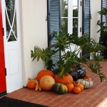 Aardweg Landscaping Main Line holiday decor with plants and pumpkins