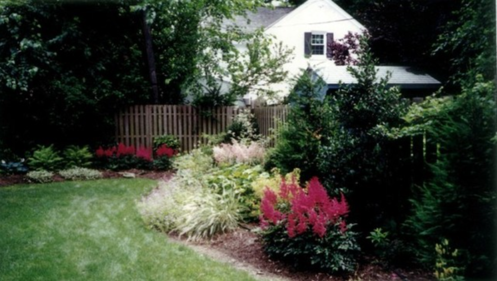 Landscaped garden in PA